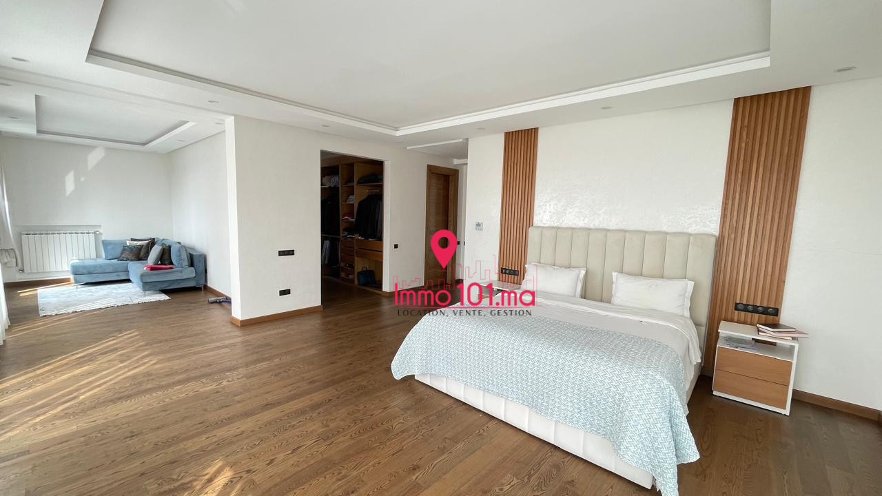 Location villa moderne meublée à Hay Riad SILVM2343